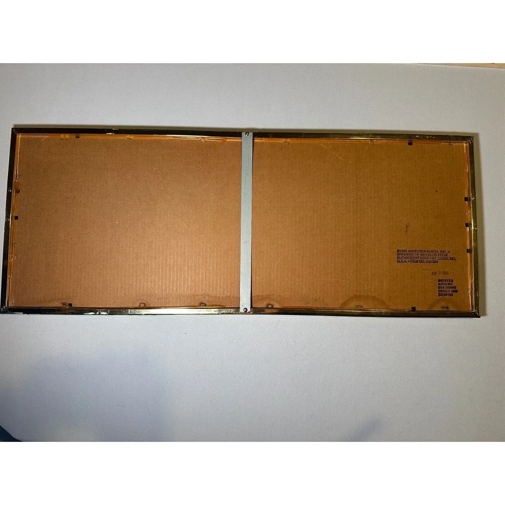 VTG Michelob‎ Beer Sign Mirror 33X13 Made in USA Bar Decor Man Cave 1995